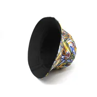 New Korean Style Double-sided Fisherman Hat Female  Wholesale Summer Travel Sun Protection Sun Hat Tie-dyed Travel Hat main image 3