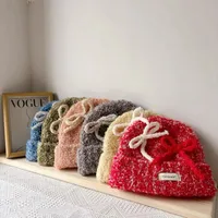 Women's Cute Sweet Bow Knot Eaveless Wool Cap main image 2