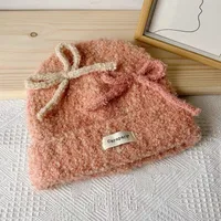 Women's Cute Sweet Bow Knot Eaveless Wool Cap main image 4