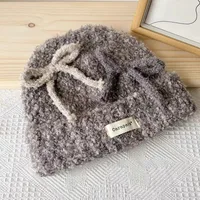 Women's Cute Sweet Bow Knot Eaveless Wool Cap sku image 5