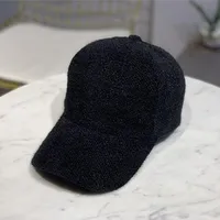Hat Women's Autumn And Winter Korean Fashion Cap Plush  Winter Windproof Warm Cap Raccoon Fur Ball Baseball Cap sku image 1