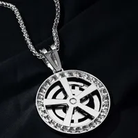 Hip-Hop Dollar Iron Zinc Alloy Diamond Men's Pendant Necklace Necklace Pendant main image 3