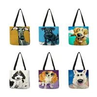 Women's Cute Dog Polyester Shopping Bags main image 1