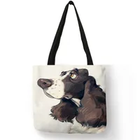 Women's Cute Dog Polyester Shopping Bags sku image 9
