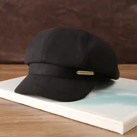 Cloth Korea  Hat  (a-546 Plaid Dark Green) Nhxb0039-a-546-plaid-dark-green sku image 1