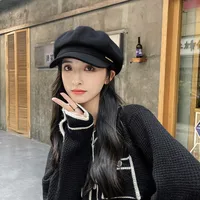 Cloth Korea  Hat  (a-546 Plaid Dark Green) Nhxb0039-a-546-plaid-dark-green sku image 13
