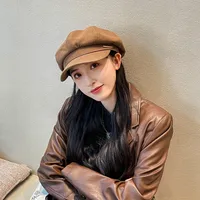 Cloth Korea  Hat  (a-546 Plaid Dark Green) Nhxb0039-a-546-plaid-dark-green sku image 15