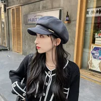 Cloth Korea  Hat  (a-546 Plaid Dark Green) Nhxb0039-a-546-plaid-dark-green sku image 16