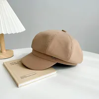 Cloth Korea  Hat  (a-546 Plaid Dark Green) Nhxb0039-a-546-plaid-dark-green sku image 7