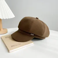 Cloth Korea  Hat  (a-546 Plaid Dark Green) Nhxb0039-a-546-plaid-dark-green sku image 8
