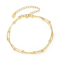 925 Sterling Silver Silver Bangles Ear Studs Chain & Link Bracelets CLASSIC main image 1