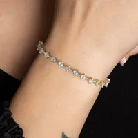 925 Sterling Silver Bangles Ear Studs Chain & Link Bracelets TRENDY main image 3