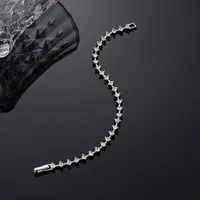 925 Sterling Silver Bangles Ear Studs Chain & Link Bracelets TRENDY main image 5