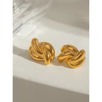 1 Pair Simple Style Classic Style Geometric 304 Stainless Steel Ear Studs main image 5