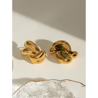 1 Pair Simple Style Classic Style Geometric 304 Stainless Steel Ear Studs main image 9
