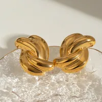 1 Pair Simple Style Classic Style Geometric 304 Stainless Steel Ear Studs main image 4