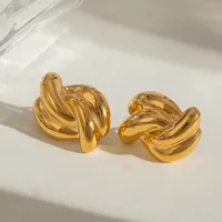 1 Pair Simple Style Classic Style Geometric 304 Stainless Steel Ear Studs main image 1