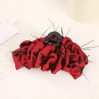 Basic Solid Color Plastic Spray Paint Hair Claws sku image 25