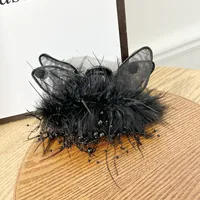 Basic Solid Color Plastic Spray Paint Hair Claws sku image 47