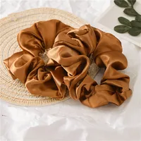 Sading Cloth Large Intestine Hair Ring Hair Accessories   Women's Head Rope Set Simple  Headwear Spot main image 4