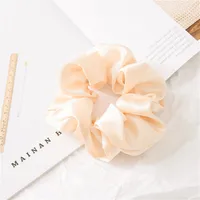 Sading Cloth Large Intestine Hair Ring Hair Accessories   Women's Head Rope Set Simple  Headwear Spot sku image 6