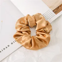 Sading Cloth Large Intestine Hair Ring Hair Accessories   Women's Head Rope Set Simple  Headwear Spot sku image 5