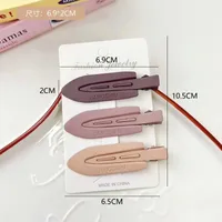 Simple Gradient Maillard Series Seamless Hairpin Duckbill Clip Bangs Side Clip Back Head Hairpin Female Hair Accessories sku image 5