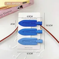 Simple Gradient Maillard Series Seamless Hairpin Duckbill Clip Bangs Side Clip Back Head Hairpin Female Hair Accessories sku image 6