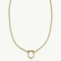 Wholesale Jewelry Simple Style Streetwear Geometric 201 Stainless Steel 304 Stainless Steel Zircon 18K Gold Plated Inlay Bracelets Necklace main image 5