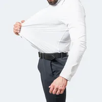 Full Elastic Force Shirt Men's Shirt Non-Ironing Anti-Wrinkle   Simple Business Thin Shirt Men main image 5