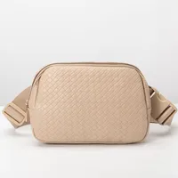 Unisex Classic Style Streetwear Solid Color Pu Leather Waist Bags sku image 4