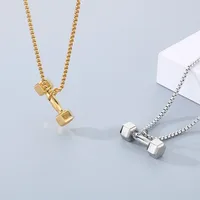 Wholesale Jewelry Elegant Simple Style Streetwear Geometric 304 Stainless Steel 18K Gold Plated Pendant Necklace main image 5