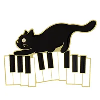 Cartoon Style Cat Alloy Plating Unisex Brooches sku image 44