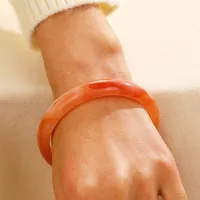 IG Style Retro Geometric Acrylic Polishing Women's Bangle sku image 4