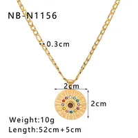 Wholesale Jewelry Retro Simple Style Constellation Titanium Steel Plating Pendant Necklace sku image 1