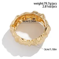 Sweet Cool Style Solid Color Alloy Plating Women's Rings Bracelets main image 2