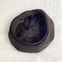 Women's Elegant Retro Lady Solid Color Eaveless Beret Hat main image 4