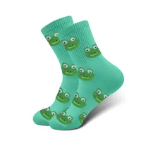 Unisex Cartoon Style Cute Frog Polyester Ankle Socks A Pair sku image 1