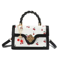 Women's Pu Leather Solid Color Streetwear Square Magnetic Buckle Handbag sku image 2