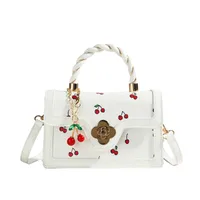 Women's Pu Leather Solid Color Streetwear Square Magnetic Buckle Handbag sku image 3