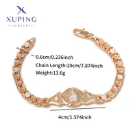 Copper Fairy Style Elegant Streetwear Plating Owl Flower Elephant Bracelets main image 4