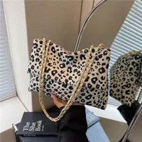 Women's Large Cloth Color Block Streetwear Square Magnetic Buckle Shoulder Bag main image 1