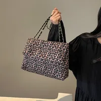 Women's Large Cloth Color Block Streetwear Square Magnetic Buckle Shoulder Bag main image 3