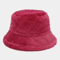 Women's Elegant Basic Solid Color Flat Eaves Bucket Hat sku image 22