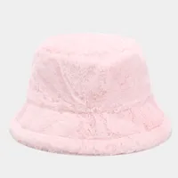 Women's Elegant Basic Solid Color Flat Eaves Bucket Hat sku image 24