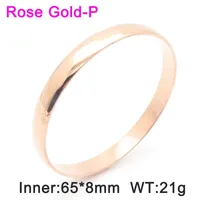Simple Style Classic Style Solid Color 304 Stainless Steel Bangle In Bulk sku image 7