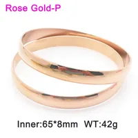 Simple Style Classic Style Solid Color 304 Stainless Steel Bangle In Bulk sku image 13