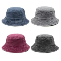 Fisherman Hat Men's Autumn Washed Cowboy Hat Basin Hat Women's Autumn And Winter Cotton  Outdoor Distressed Mountaineering Sun Hat main image 1