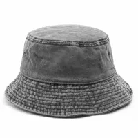 Fisherman Hat Men's Autumn Washed Cowboy Hat Basin Hat Women's Autumn And Winter Cotton  Outdoor Distressed Mountaineering Sun Hat sku image 3