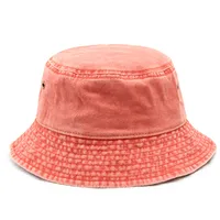 Fisherman Hat Men's Autumn Washed Cowboy Hat Basin Hat Women's Autumn And Winter Cotton  Outdoor Distressed Mountaineering Sun Hat sku image 10